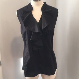 Beautiful sleeveless ruffle top